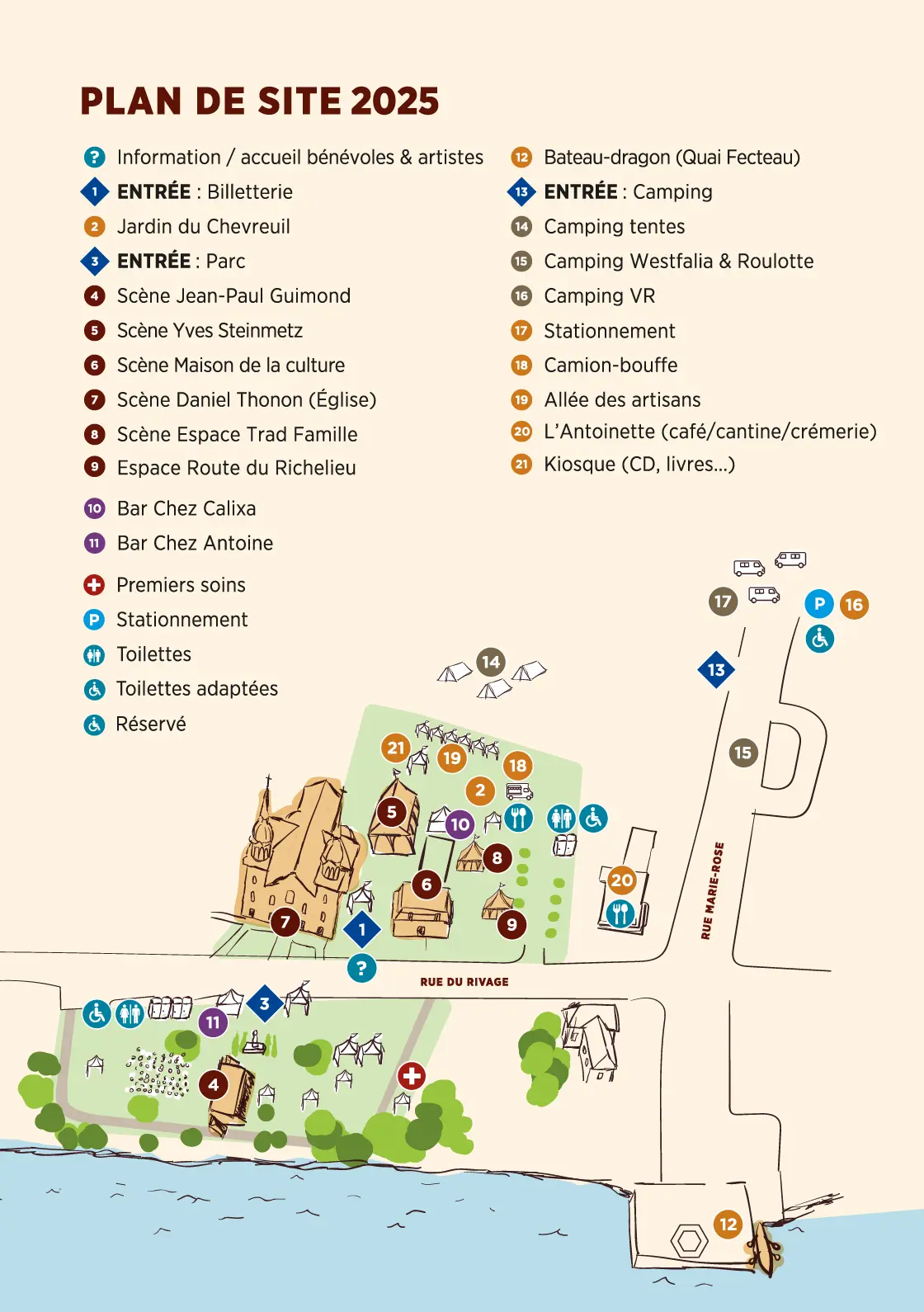 Plan du Site 2025 Chants de vielles
